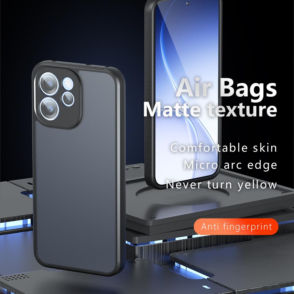 OPPO Reno15 F 5G Armor Precise Hole PC Hybrid TPU Phone Case with Full Protection Shockproof Cover