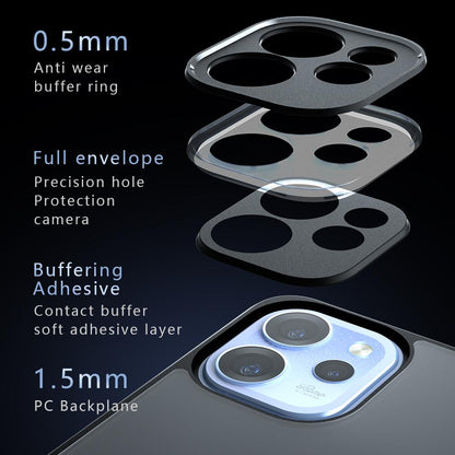OPPO Reno15 F 5G Armor Precise Hole PC Hybrid TPU Phone Case with Full Protection Shockproof Cover