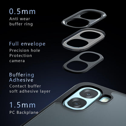 OPPO A6x 4G Armor Precise Hole PC Hybrid TPU Phone Case with Full Protection Shockproof Cover