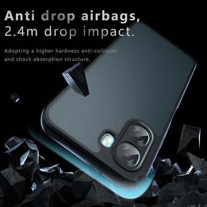 OPPO A6x 5G Armor Precise Hole PC Hybrid TPU Phone Case with Full Protection Shockproof Cover