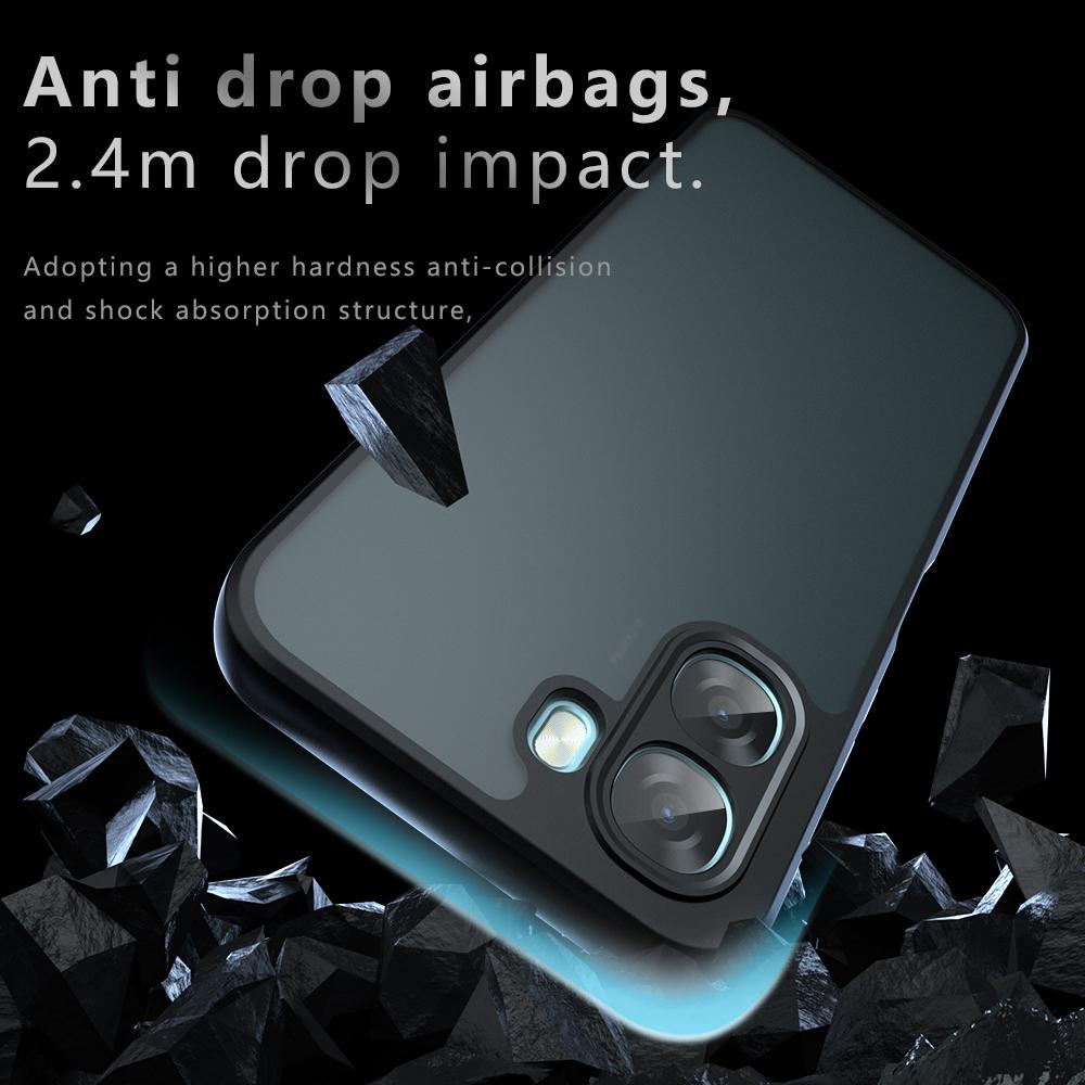 OPPO A6x 4G Armor Precise Hole PC Hybrid TPU Phone Case with Full Protection Shockproof Cover