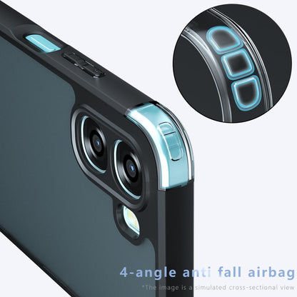 OPPO A6x 4G Armor Precise Hole PC Hybrid TPU Phone Case with Full Protection Shockproof Cover