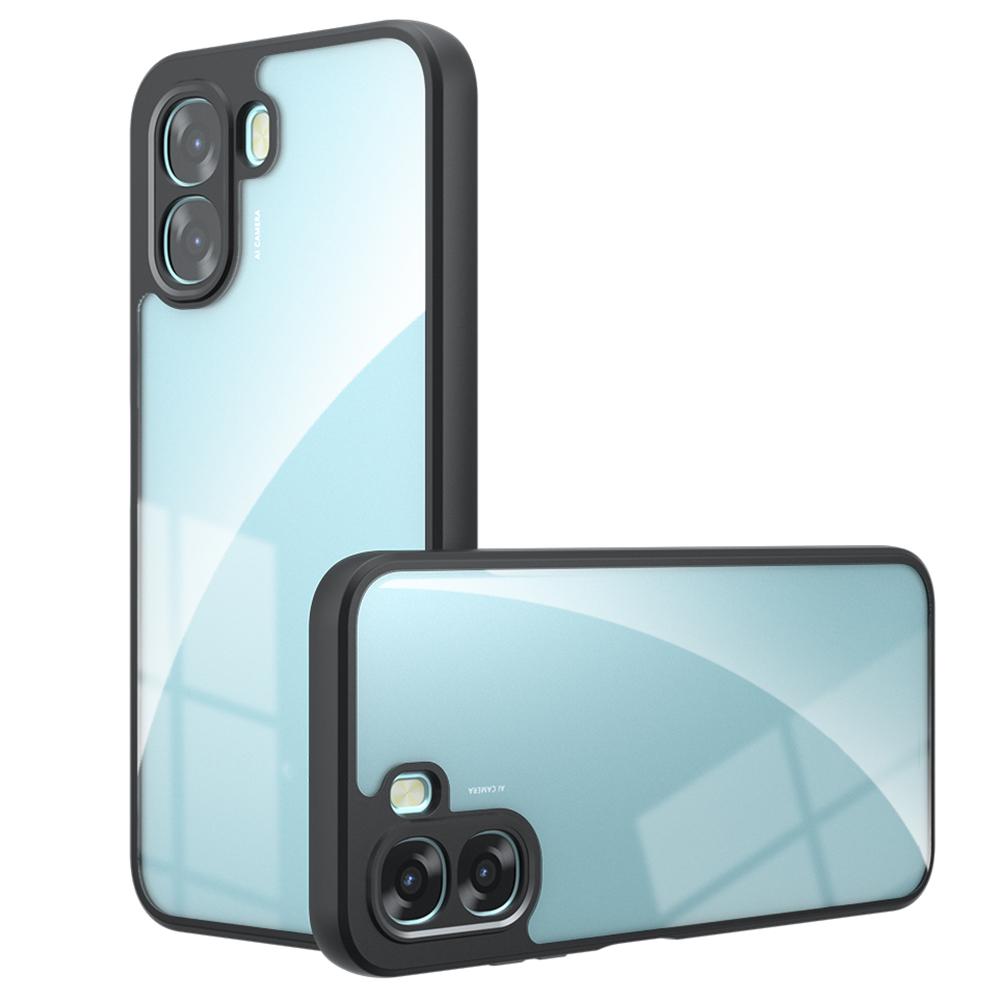 OPPO A6x 4G Armor Precise Hole PC Hybrid TPU Phone Case with Full Protection Shockproof Cover