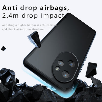 Honor 100 Pro Armor Precise Hole PC Hybrid TPU Phone Case with Full Protection Shockproof Cover