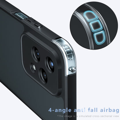 Honor 200 Lite Armor Precise Hole PC Hybrid TPU Phone Case with Full Protection Shockproof Cover
