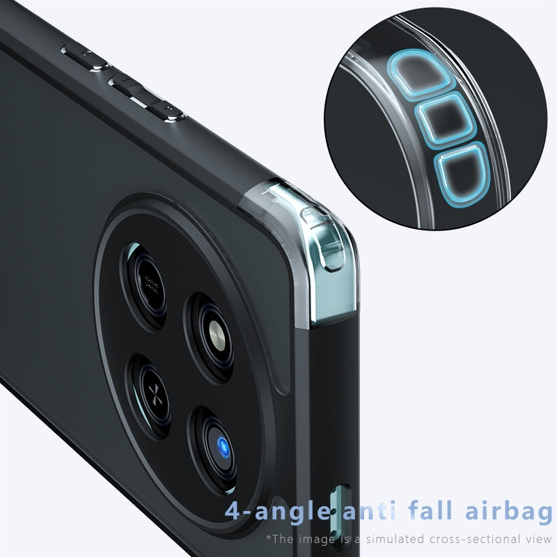 Honor X60 Pro Armor Precise Hole PC Hybrid TPU Phone Case with Full Protection Shockproof Cover