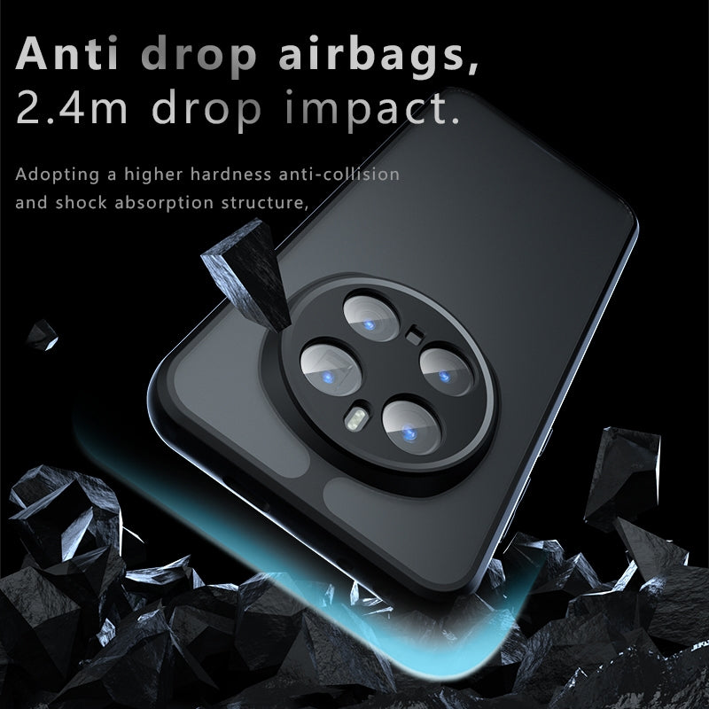 Honor Magic7 Pro Armor Precise Hole PC Hybrid TPU Phone Case with Full Protection Shockproof Cover