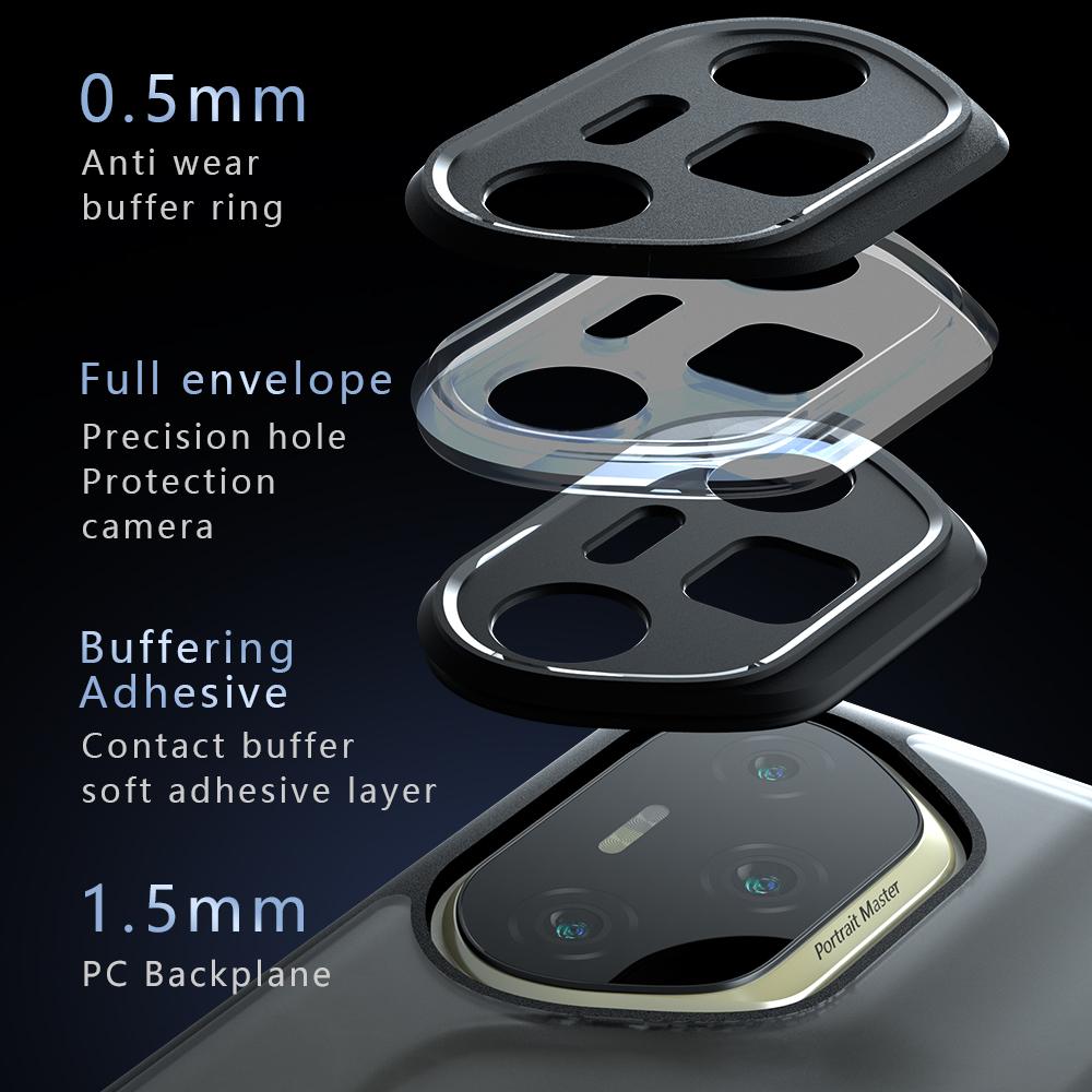 Honor 300 Pro Armor Precise Hole PC Hybrid TPU Phone Case with Full Protection Shockproof Cover