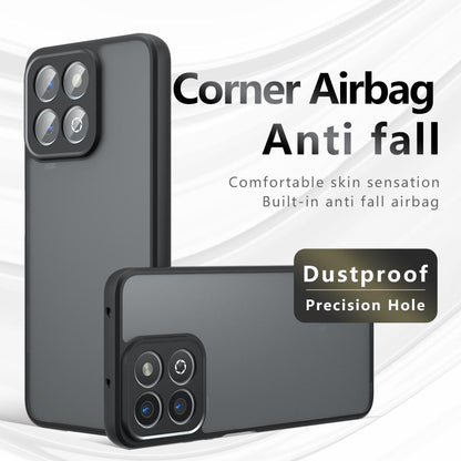 Honor Play 60 Plus Armor Precise Hole PC Hybrid TPU Phone Case with Full Protection Shockproof Cover