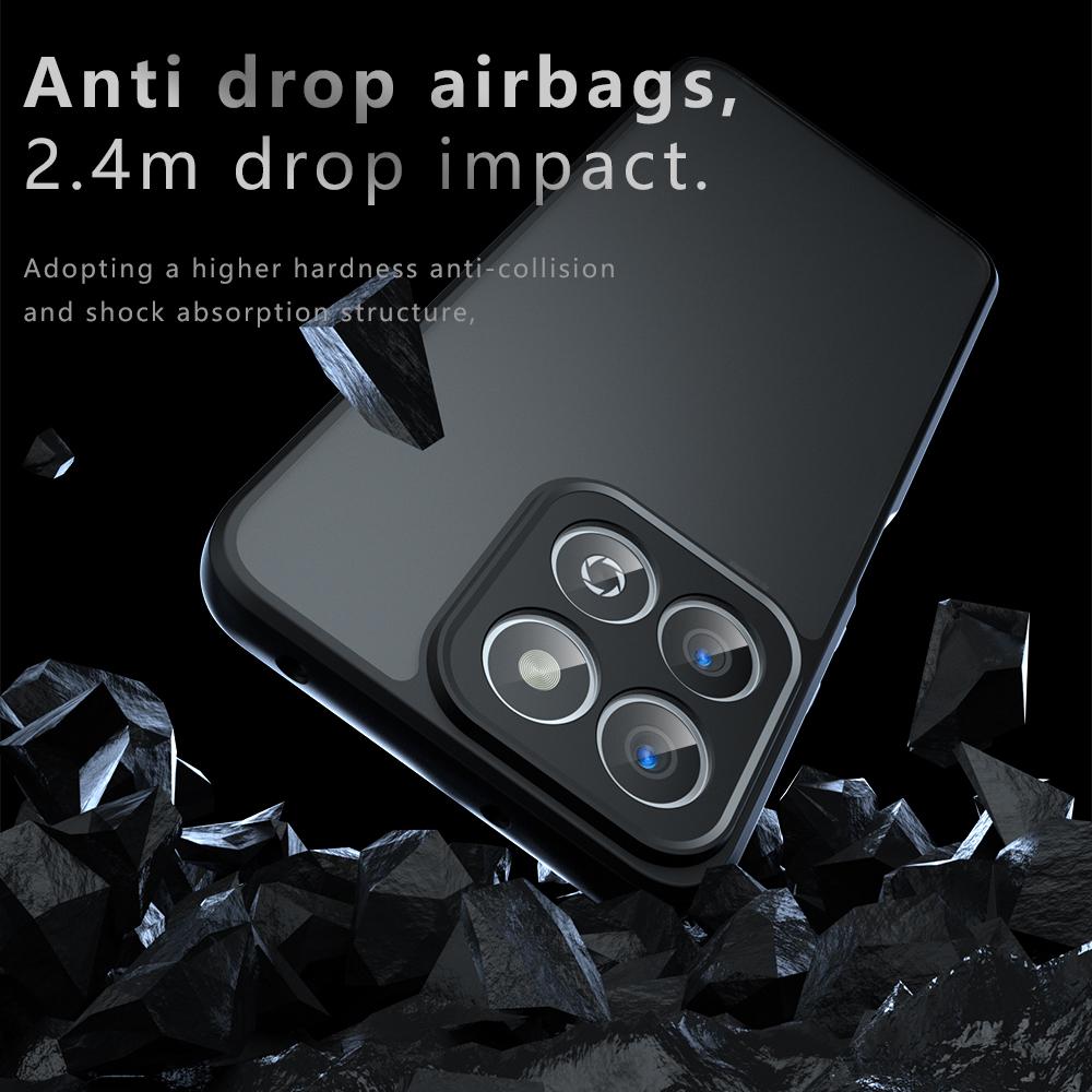 Honor Play 60 Plus Armor Precise Hole PC Hybrid TPU Phone Case with Full Protection Shockproof Cover