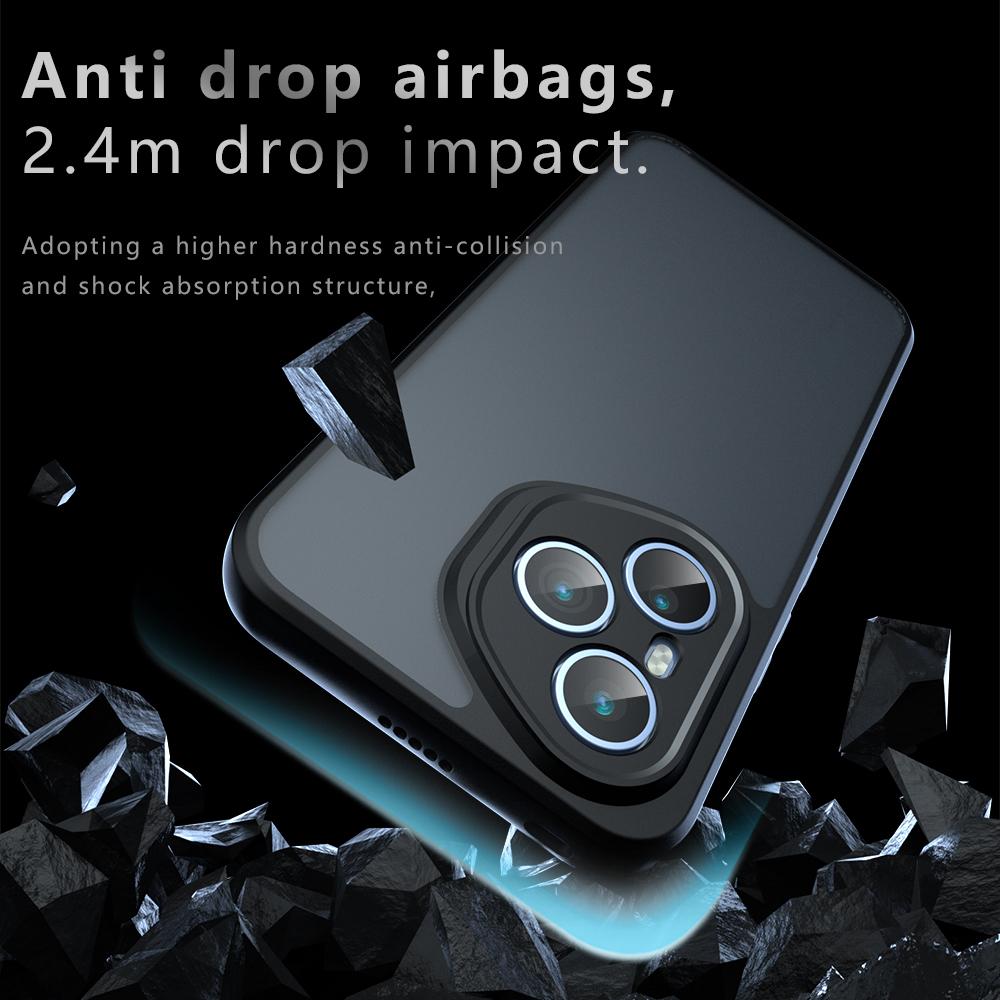 Honor 400 Pro 160.8mm Armor Precise Hole PC Hybrid TPU Phone Case with Full Protection Shockproof Cover