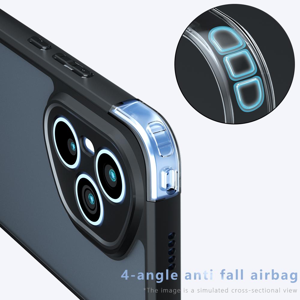 Honor 400 Pro 160.8mm Armor Precise Hole PC Hybrid TPU Phone Case with Full Protection Shockproof Cover