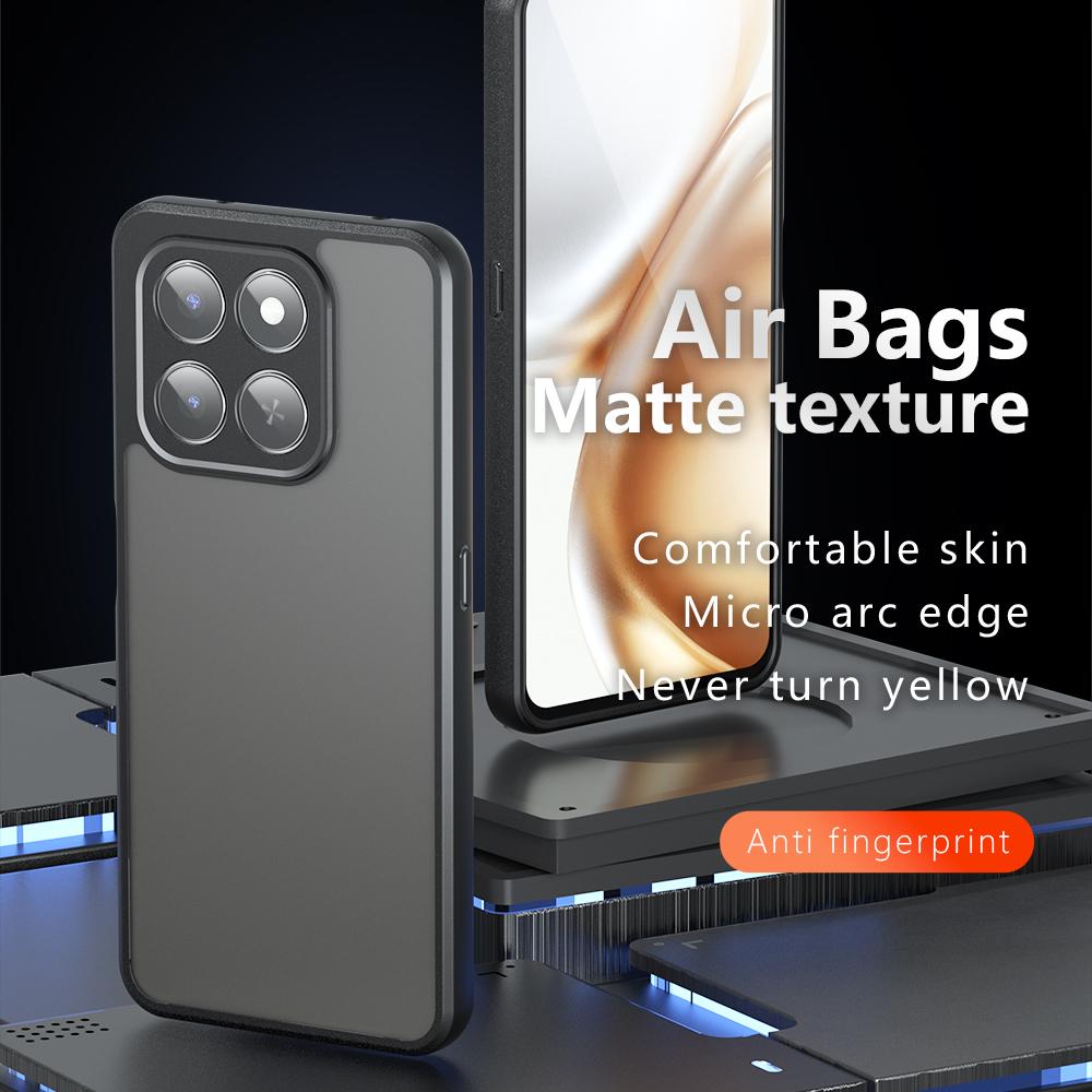 Honor 400 Smart 4G Armor Precise Hole PC Hybrid TPU Phone Case with Full Protection Shockproof Cover