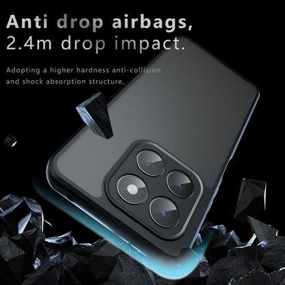 Honor 400 Smart 5G Armor Precise Hole PC Hybrid TPU Phone Case with Full Protection Shockproof Cover
