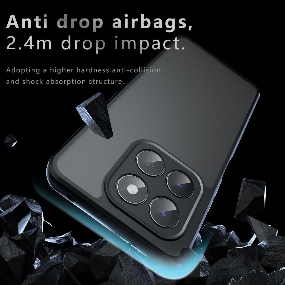 Honor X7d 5G Armor Precise Hole PC Hybrid TPU Phone Case with Full Protection Shockproof Cover