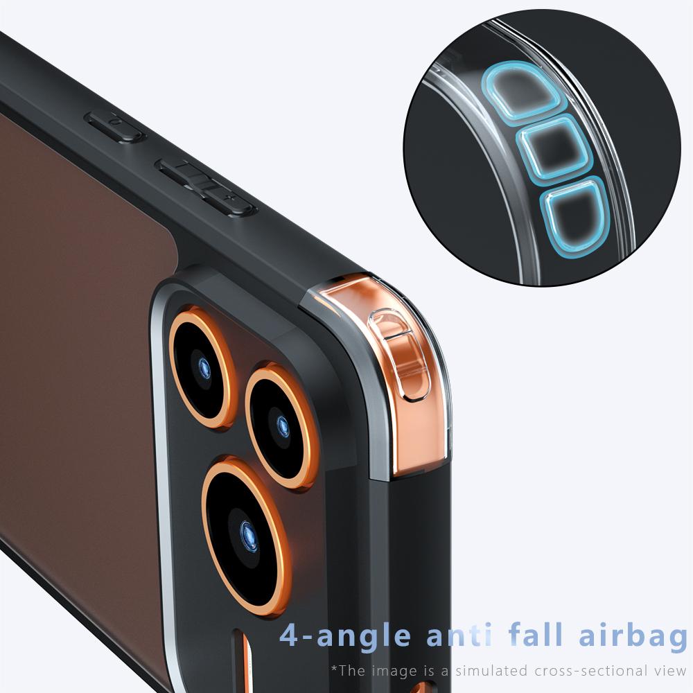 Honor Power2 Armor Precise Hole PC Hybrid TPU Phone Case with Full Protection Shockproof Cover