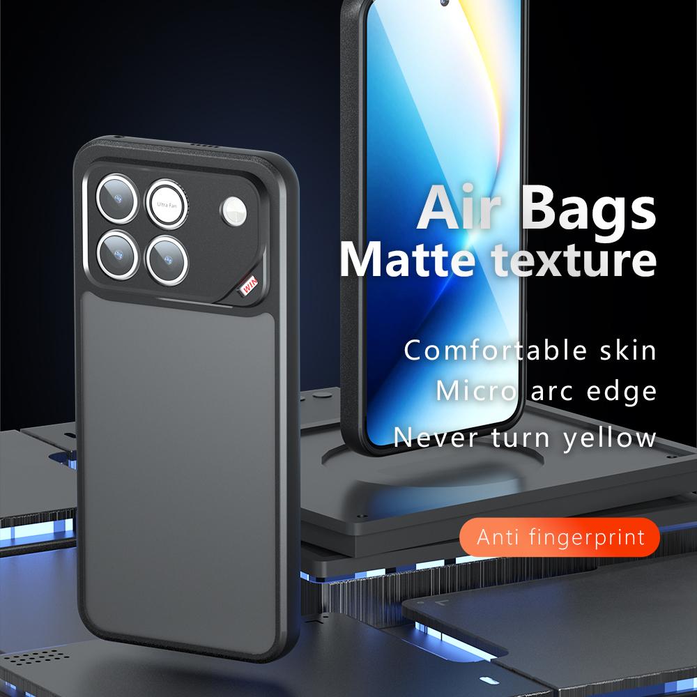 Honor Win Armor Precise Hole PC Hybrid TPU Phone Case with Full Protection Shockproof Cover