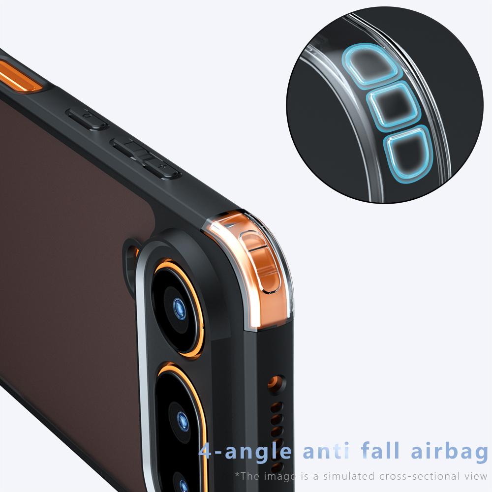 Honor Magic8 Pro Air 5G Armor Precise Hole PC Hybrid TPU Phone Case with Full Protection Shockproof Cover