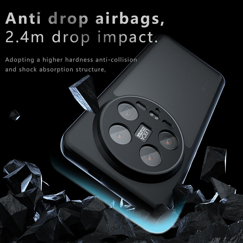Xiaomi 14 Ultra Armor Precise Hole PC Hybrid TPU Phone Case with Full Protection Shockproof Cover