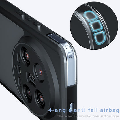 Xiaomi 14 Ultra Armor Precise Hole PC Hybrid TPU Phone Case with Full Protection Shockproof Cover
