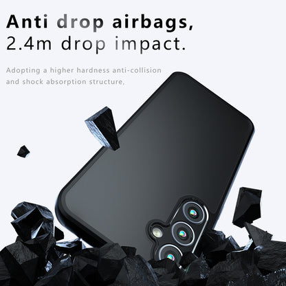Samsung Galaxy A25 Armor Precise Hole PC Hybrid TPU Phone Case with Full Protection Shockproof Cover