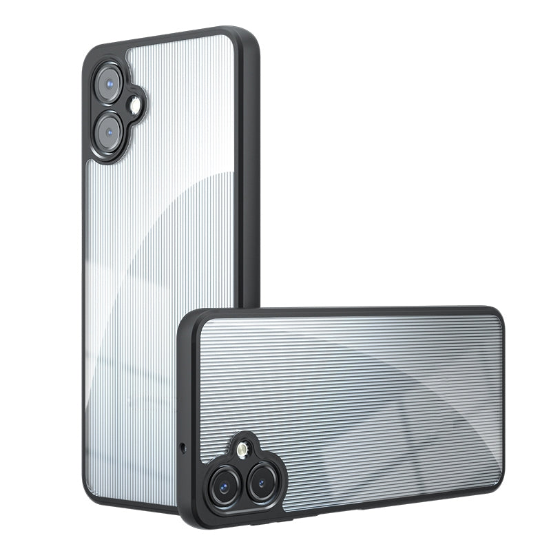 Samsung Galaxy A06 4G Armor Precise Hole PC Hybrid TPU Phone Case with Full Protection Shockproof Cover