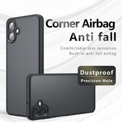 Samsung Galaxy A06 4G Armor Precise Hole PC Hybrid TPU Phone Case with Full Protection Shockproof Cover