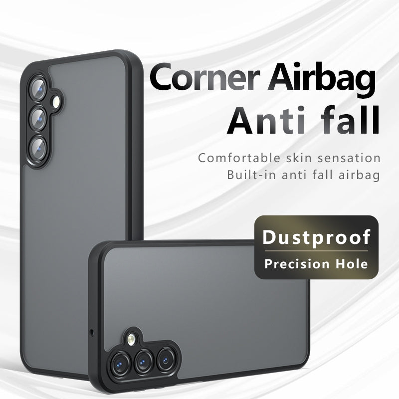 Samsung Galaxy A26 5G Armor Precise Hole PC Hybrid TPU Phone Case with Full Protection Shockproof Cover