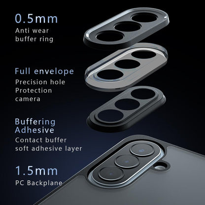 Samsung Galaxy A57 5G Armor Precise Hole PC Hybrid TPU Phone Case with Full Protection Shockproof Cover