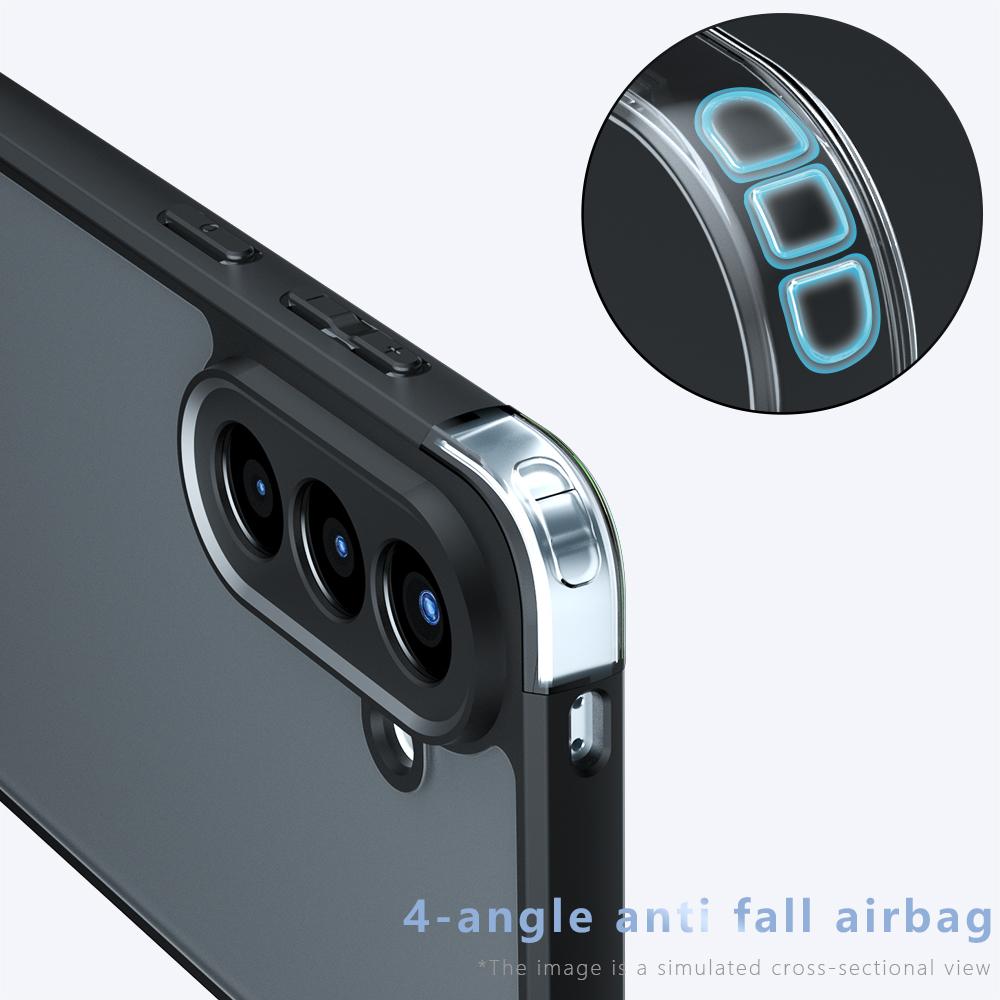 Samsung Galaxy A57 5G Armor Precise Hole PC Hybrid TPU Phone Case with Full Protection Shockproof Cover