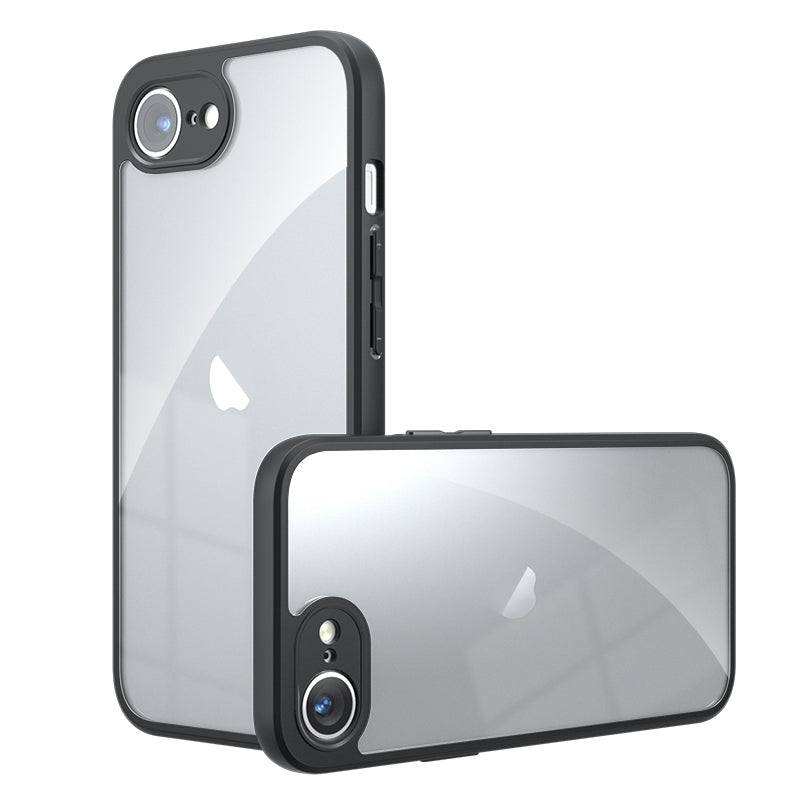 Apple iPhone 17e Armor Precise Hole PC Hybrid TPU Phone Case with Full Protection Shockproof Cover