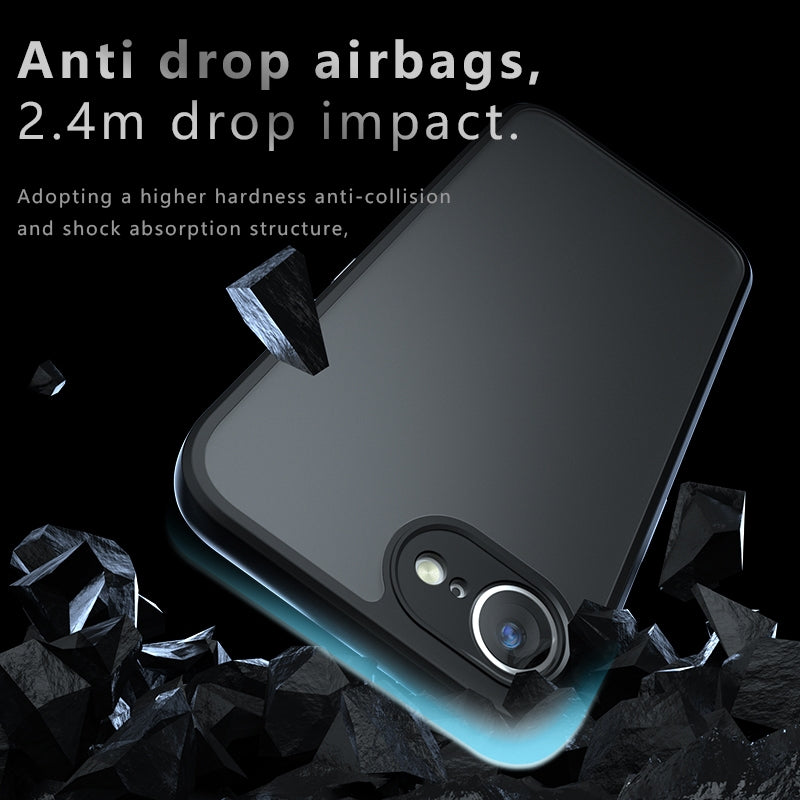 Apple iPhone 17e Armor Precise Hole PC Hybrid TPU Phone Case with Full Protection Shockproof Cover