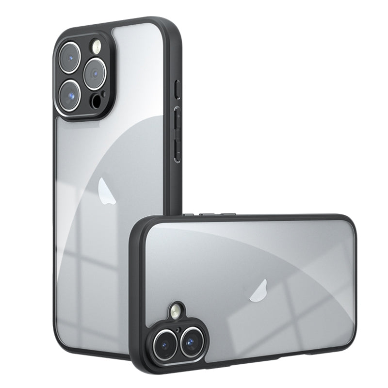 Apple iPhone 16 Pro Max Armor Precise Hole PC Hybrid TPU Phone Case with Full Protection Shockproof Cover