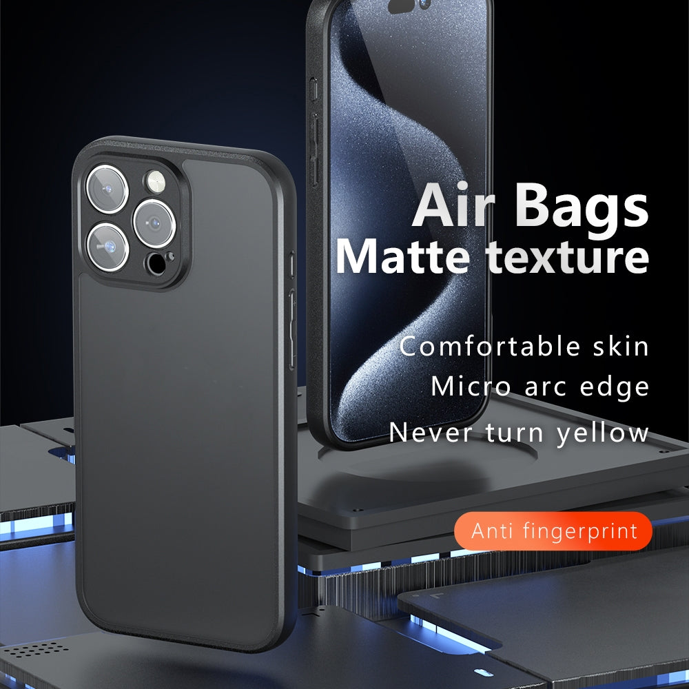 Apple iPhone 16 Plus Armor Precise Hole PC Hybrid TPU Phone Case with Full Protection Shockproof Cover