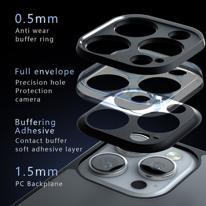 Apple iPhone 16 Armor Precise Hole PC Hybrid TPU Phone Case with Full Protection Shockproof Cover