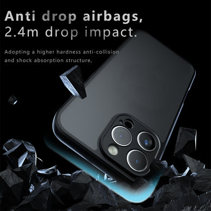 Apple iPhone 16 Armor Precise Hole PC Hybrid TPU Phone Case with Full Protection Shockproof Cover