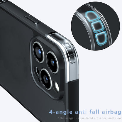 Apple iPhone 16 Armor Precise Hole PC Hybrid TPU Phone Case with Full Protection Shockproof Cover