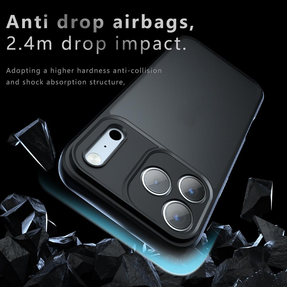 Apple iPhone Air Armor Precise Hole PC Hybrid TPU Phone Case with Full Protection Shockproof Cover