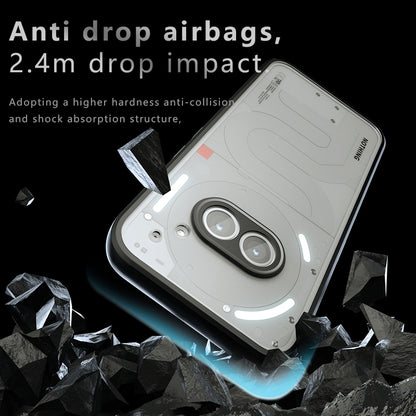 Nothing Phone 2a Armor Precise Hole PC Hybrid TPU Phone Case with Full Protection Shockproof Cover