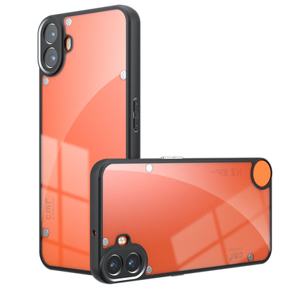 Nothing CMF Phone 1 Armor Precise Hole PC Hybrid TPU Phone Case with Full Protection Shockproof Cover