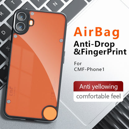 Nothing CMF Phone 1 Armor Precise Hole PC Hybrid TPU Phone Case with Full Protection Shockproof Cover