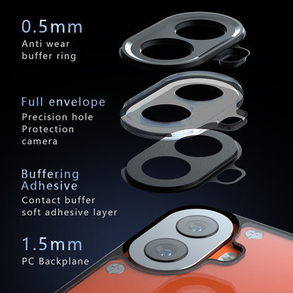 Nothing CMF Phone 1 Armor Precise Hole PC Hybrid TPU Phone Case with Full Protection Shockproof Cover