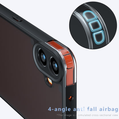 Nothing CMF Phone 1 Armor Precise Hole PC Hybrid TPU Phone Case with Full Protection Shockproof Cover