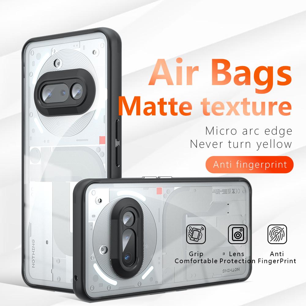Nothing Phone 3a Armor Precise Hole PC Hybrid TPU Phone Case with Full Protection Shockproof Cover