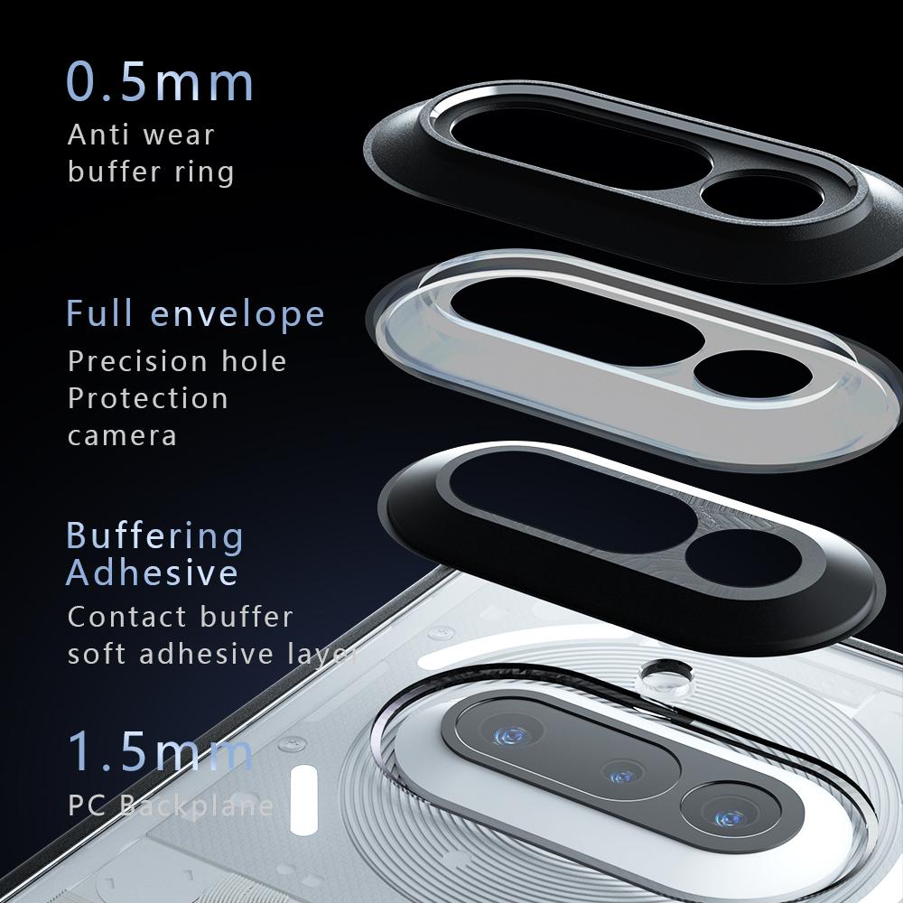 Nothing Phone 3a Armor Precise Hole PC Hybrid TPU Phone Case with Full Protection Shockproof Cover