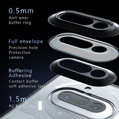 Nothing Phone 3a Armor Precise Hole PC Hybrid TPU Phone Case with Full Protection Shockproof Cover
