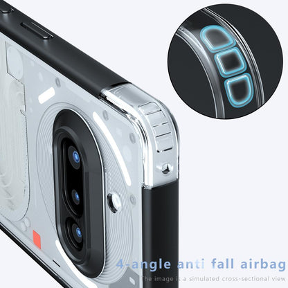 Nothing Phone 3a Armor Precise Hole PC Hybrid TPU Phone Case with Full Protection Shockproof Cover