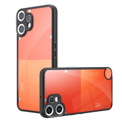 Nothing CMF Phone 2 Pro Armor Precise Hole PC Hybrid TPU Phone Case with Full Protection Shockproof Cover