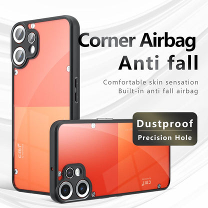 Nothing CMF Phone 2 Pro Armor Precise Hole PC Hybrid TPU Phone Case with Full Protection Shockproof Cover