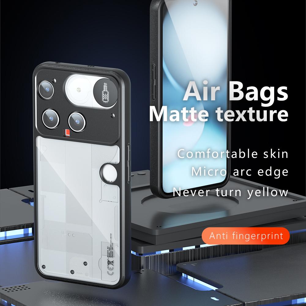 Nothing Phone 3 Armor Precise Hole PC Hybrid TPU Phone Case with Full Protection Shockproof Cover